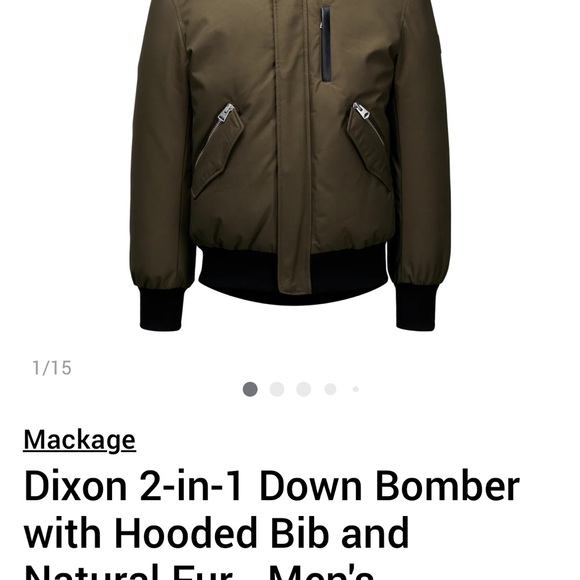 Mackage Dixon Bomber Jacket - Picture 11 of 11